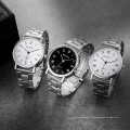 Montres en quartz en acier inoxydable pour hommes